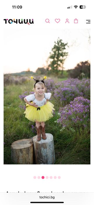 Карнавелен костюм пчеличка-4-6г.