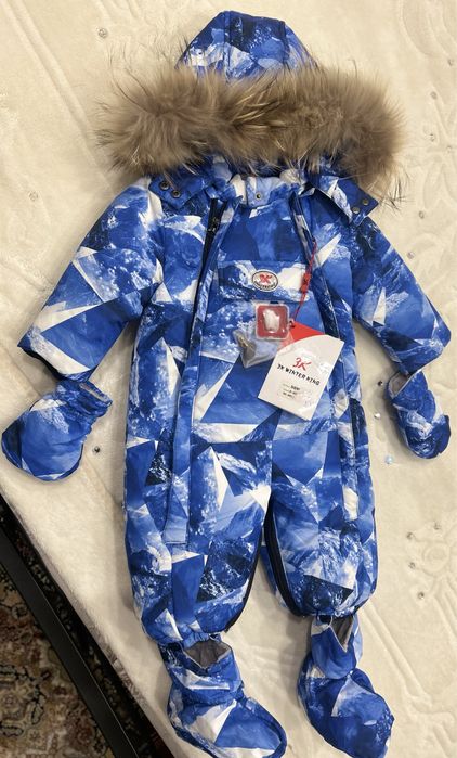 детский зимний комбинезон