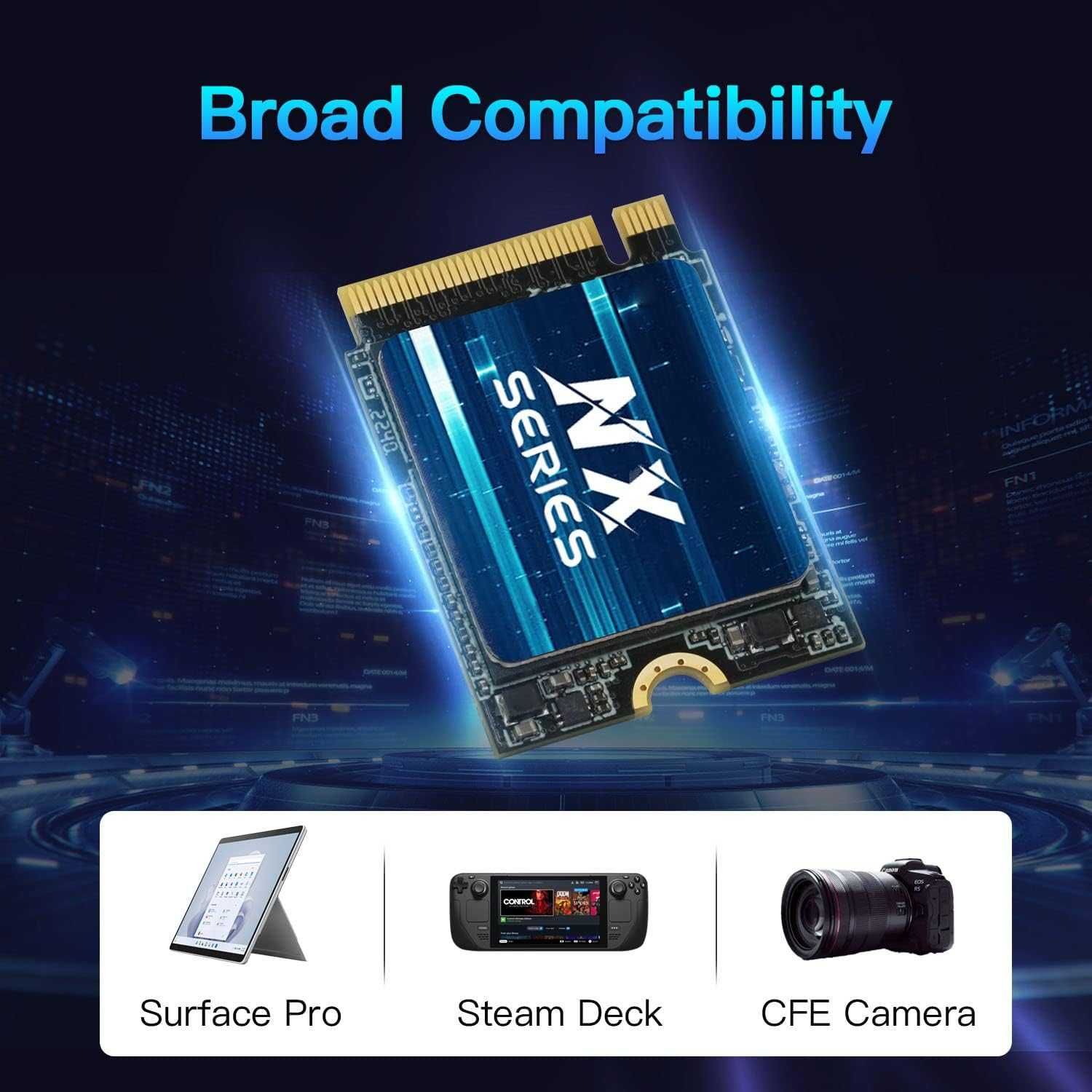 KingSpec 256GB M.2 NVMe 2230 SSD,Gen3x4 3500 MB/s,intern PCIe 3.0