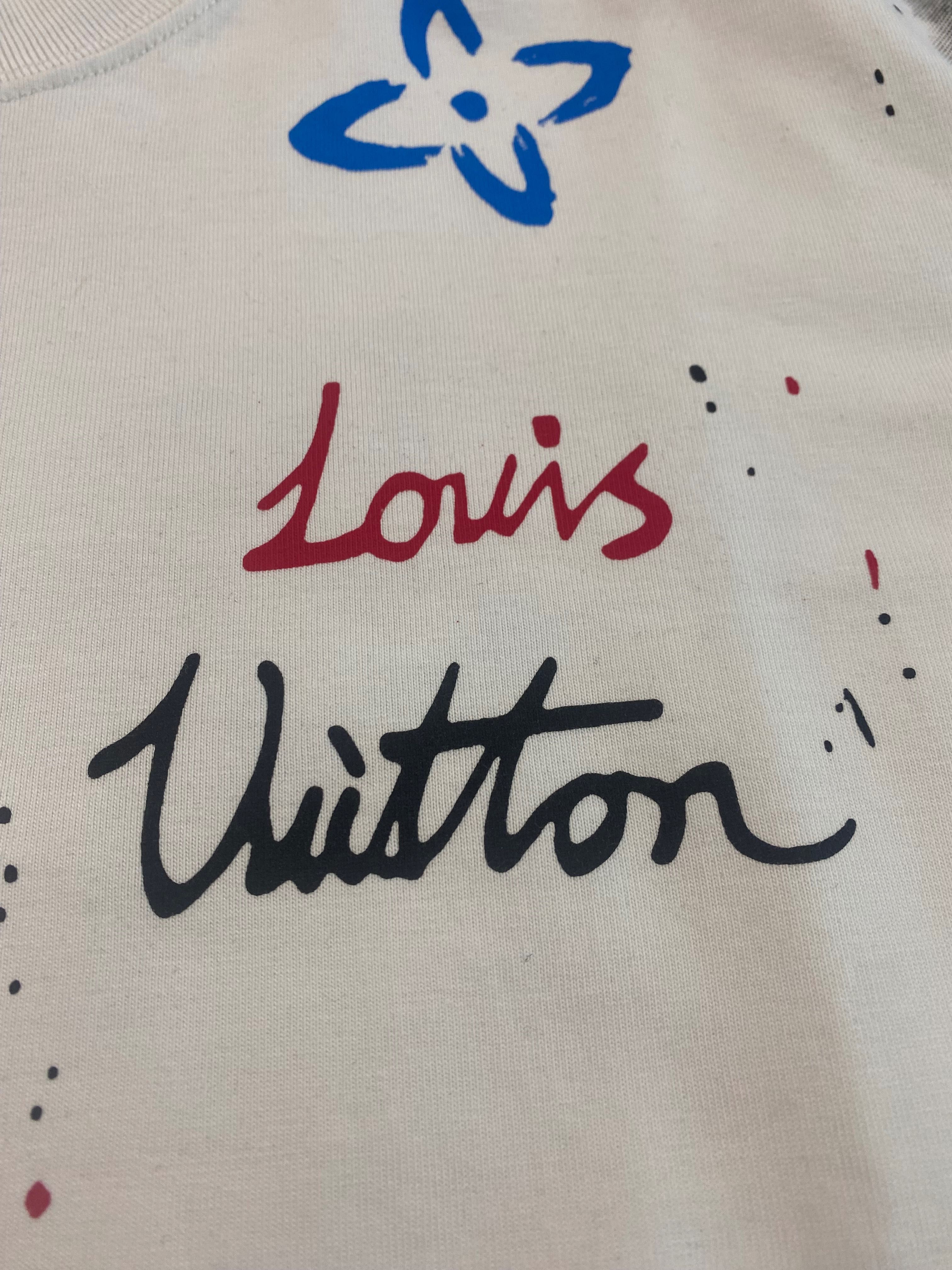 Louis Vuitton-Чисто нова оригинална мъжка тениска Л размер