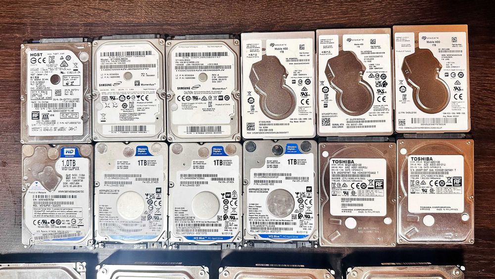 Lot Hard Disk HDD Laptop/Desktop - 1TB NAS 2.5" 3.5"