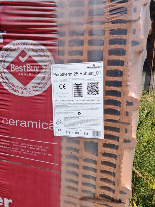 Cărămidă porotherm 25