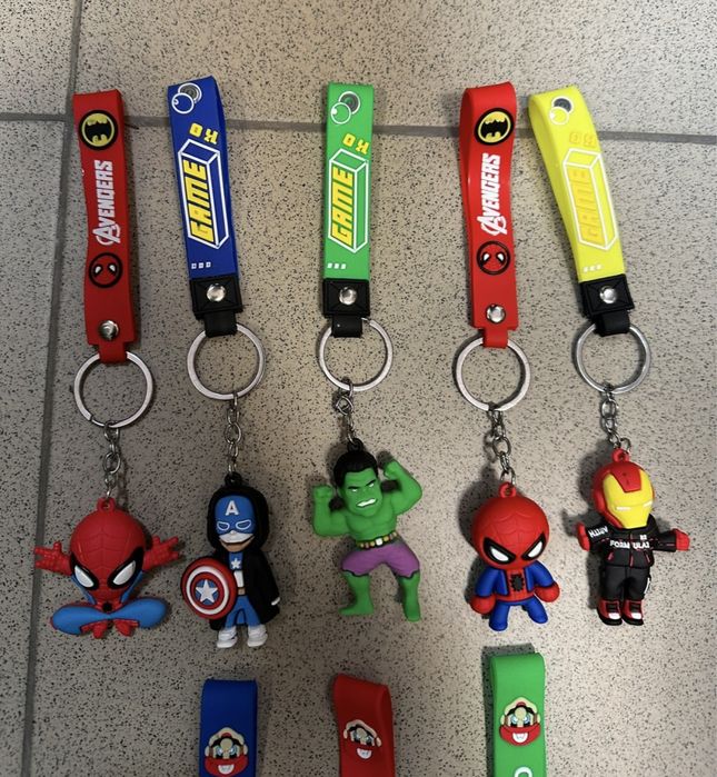 Ключодържател Спайдърмен/Хълк/Капибара/Пес Патрул/Хело Кити/Стич
