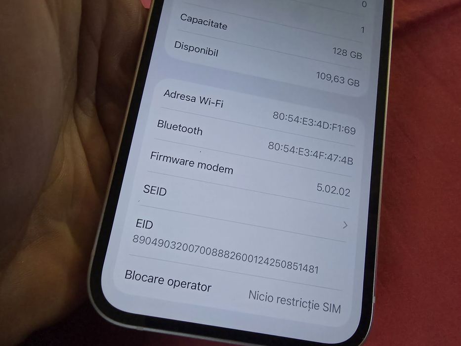 -Iphone 13, Nou, 128Gb, 6Ram, 0 cicluri incarcare, nefolosit, Roze, ba