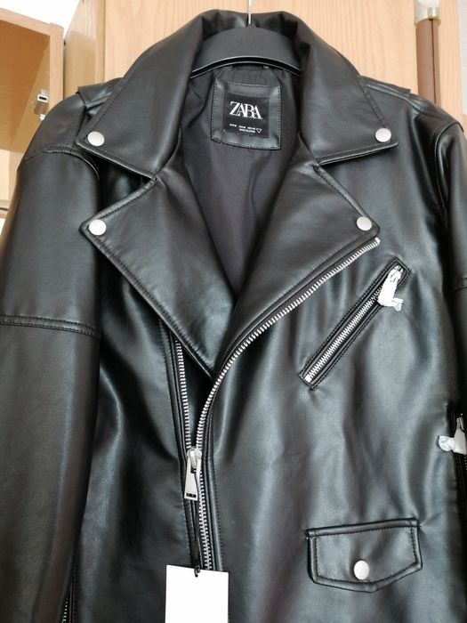 Кожено яке Zara ново- 89 лв.