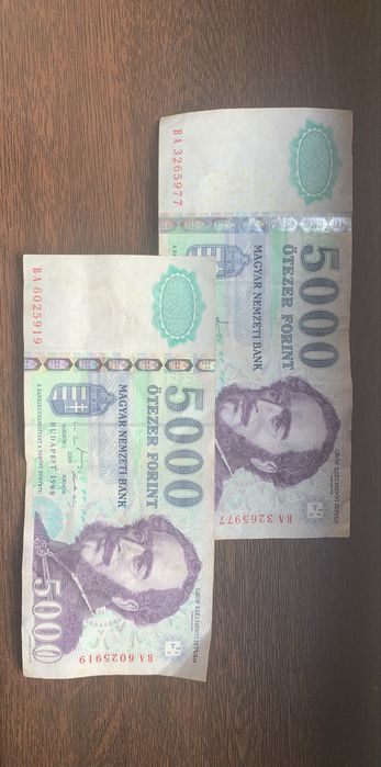 Bancnota 5000 forinti