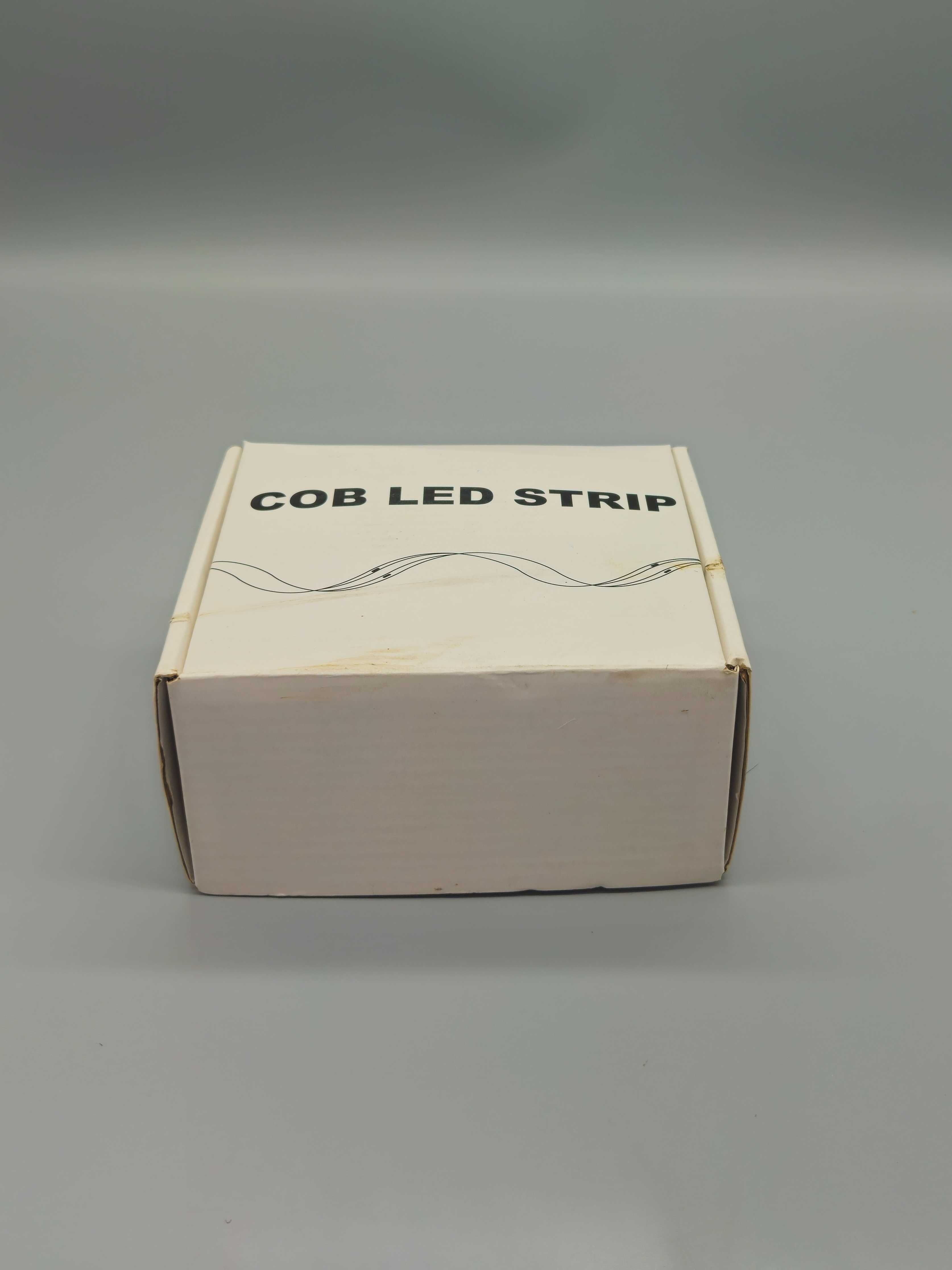 COB LED лента 5м, 320LED/м, 6000K, 24V, комплект с дистанционно