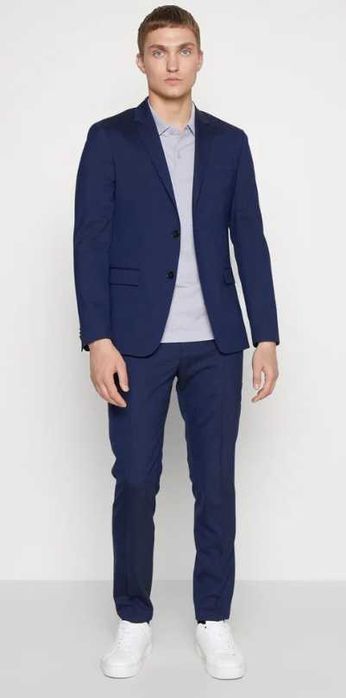 Sacou blazer slim 52 XL premium Cinque NOU lana respirabila super 100s