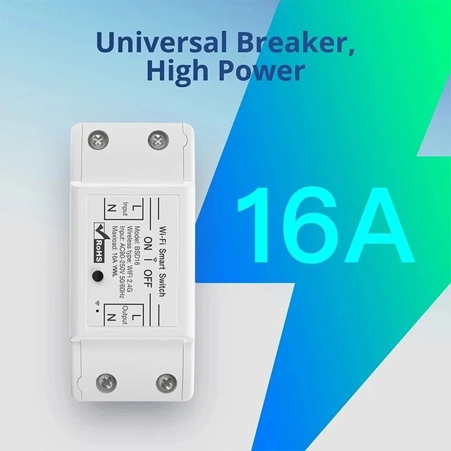 16A WiFi Smart Switch / Smart Home Безжичен контролен превключвател