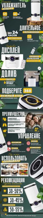 Увлажнитель воздуха ультразвуковой