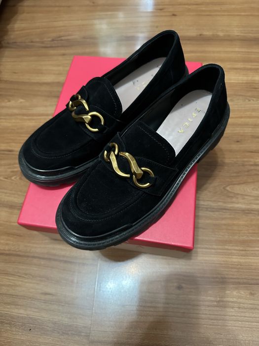 Pantofi Epica marime 38, piele intoarsa