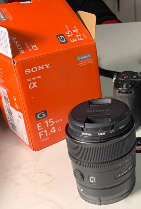 Sony A6700 + obiectiv Sony 15mm F1.4 G + obiectiv Sony FE 24mm F2.8 G