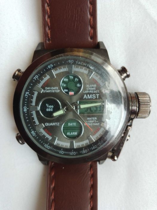 Ceas barbatesc AMST 3003 pentru uz Militar Survival, Drumetii, Camping