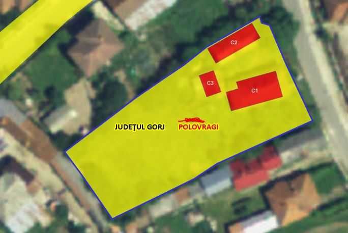 casa de vanzare + teren intravilan com Polovragi