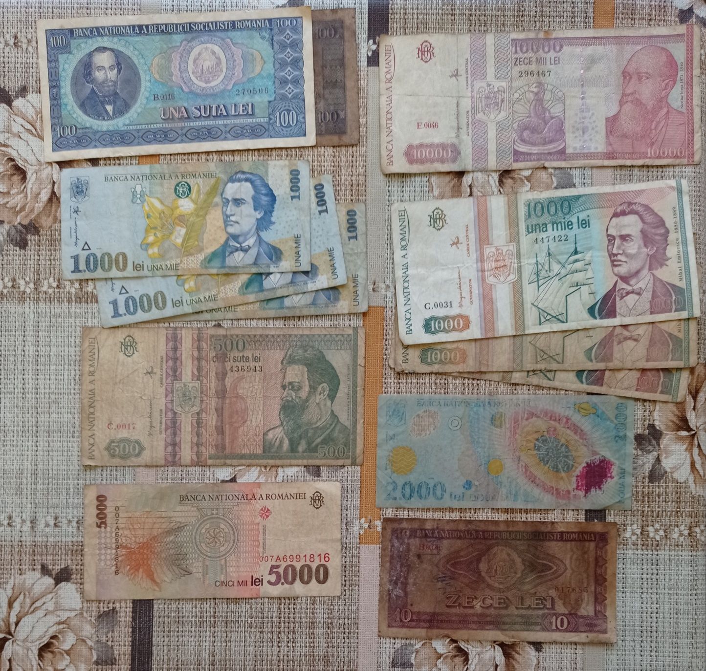Lot bancnote vechi