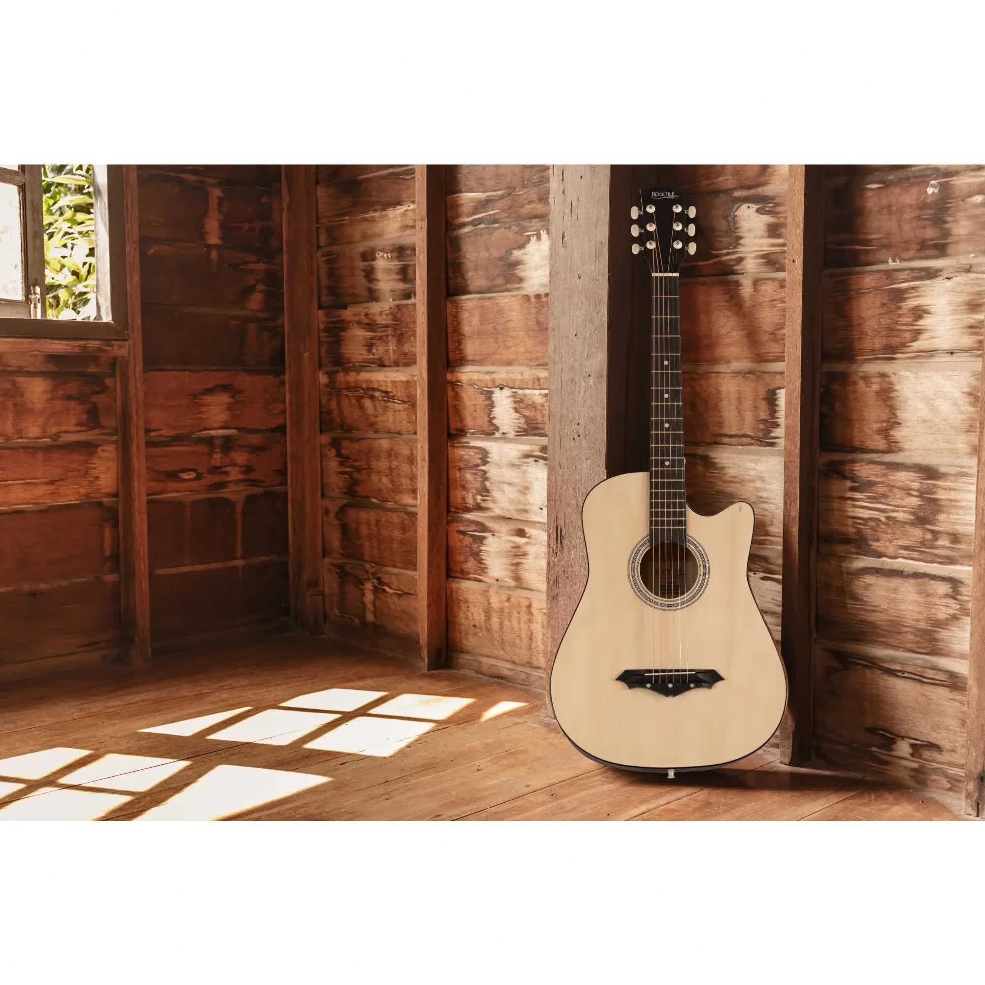 Set chitara acustica Rocktile WSD-5C-NT Slim Line Cutaway