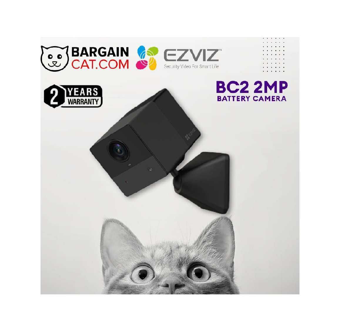 Camera Wireless SUPRAVEGHERE copil, animale EZVIZ BC2 Full HD Sigilata