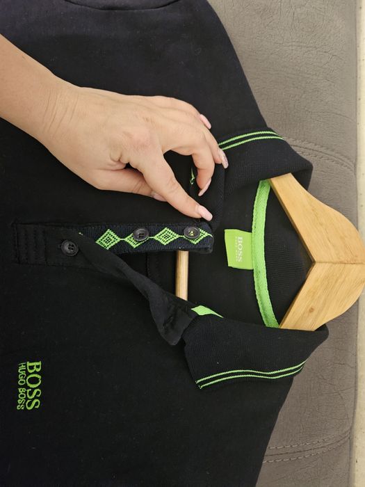 Мъжка тениска с яка BOSS