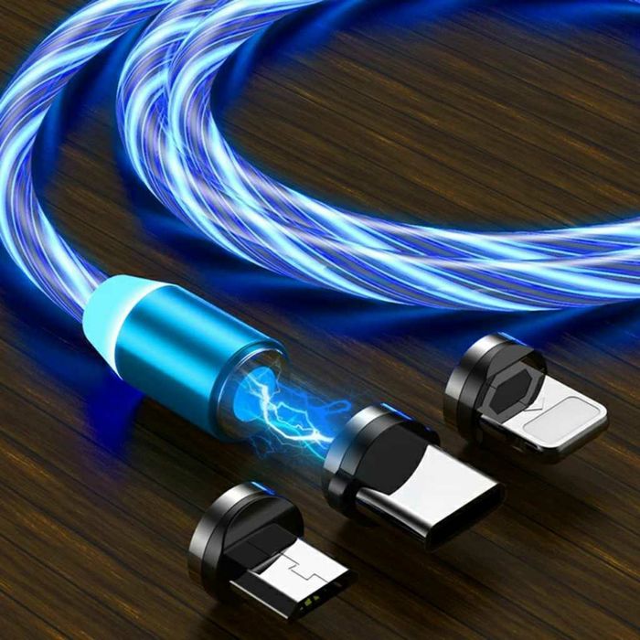 USB кабел с магнитен накрайник