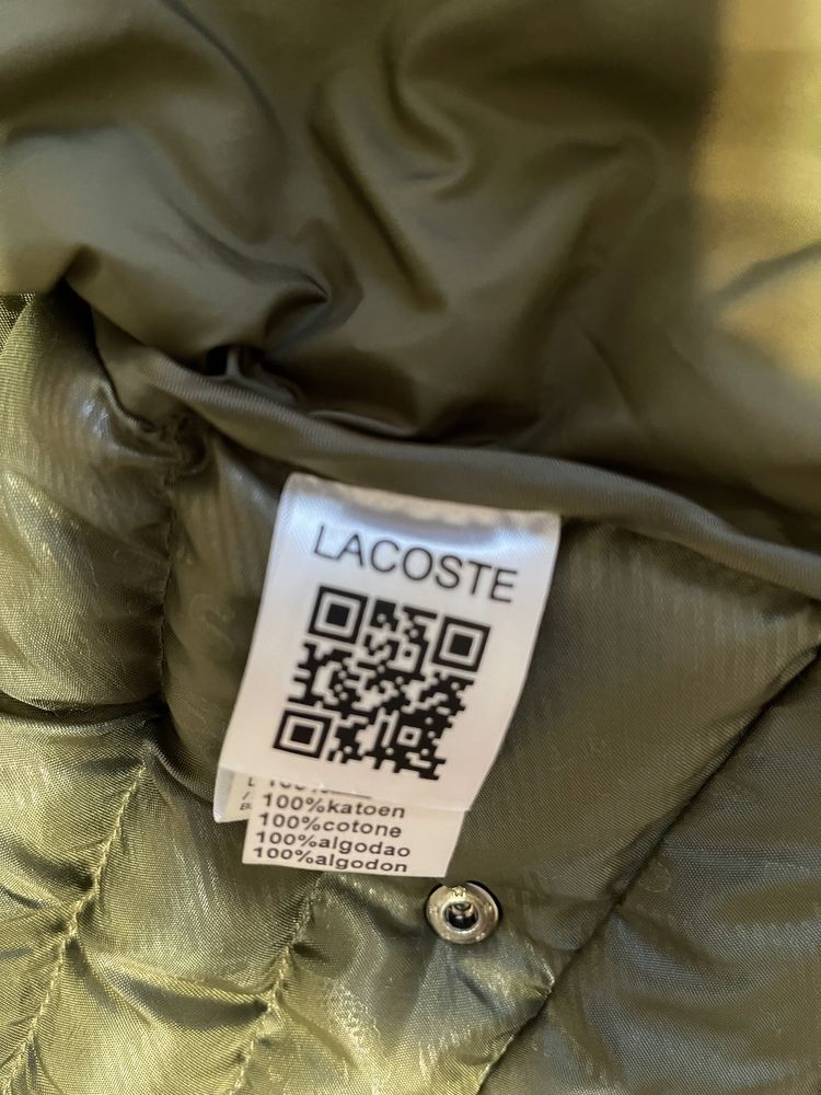 Продам куртку Lacoste. Демисезон.