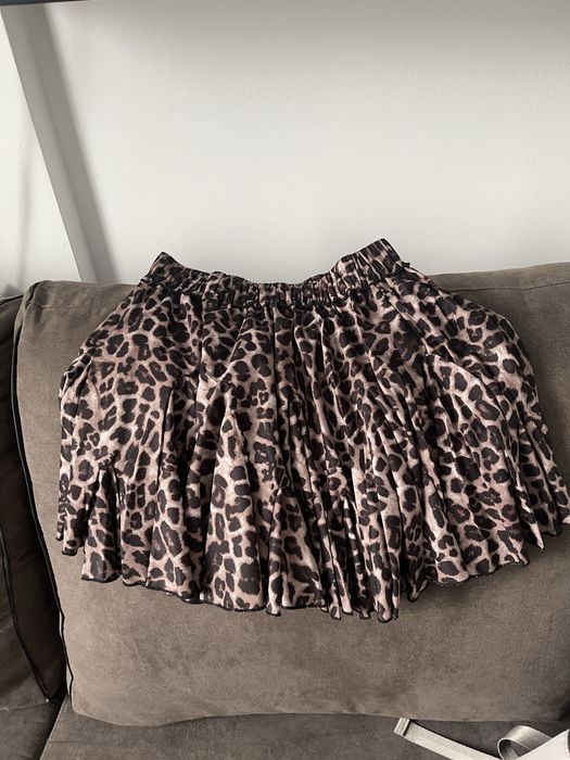 Fusta scurta animal print