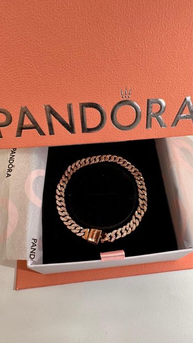 Bratara Pandora Rose Gold Noua Marimea 18