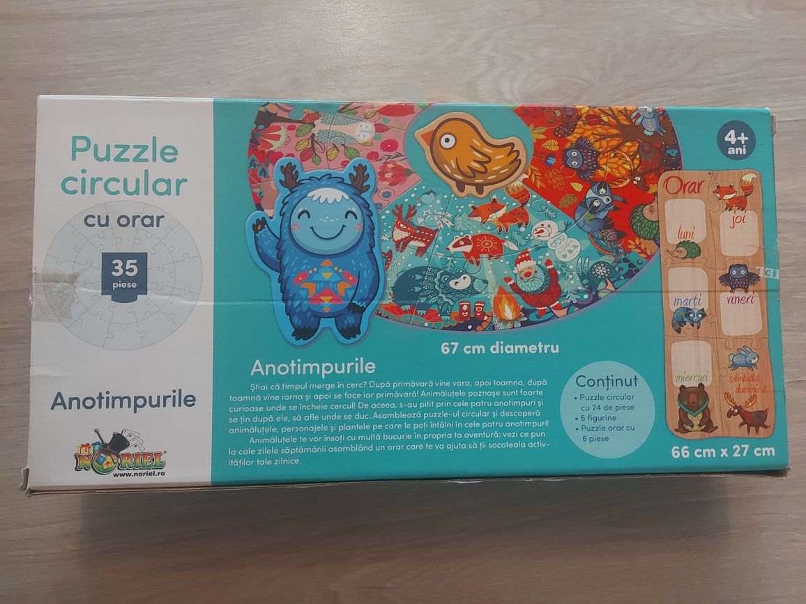 Puzzle urias de podea - Anotimpurile