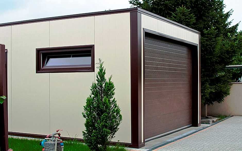 Construim Garaje Auto din structura metalica si panou sandwich izolat