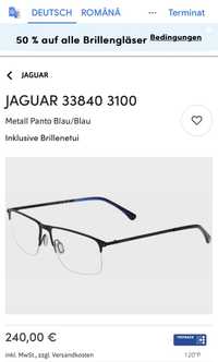 Rame ochelari JAGUAR 33840 3100 noi cu lentile demo prezentare