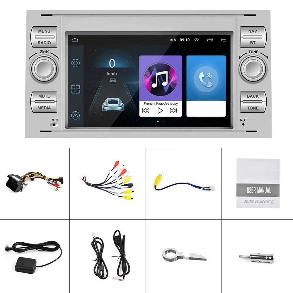 Мултимедия за Ford Transit FIESTA FOCUS GALAXY 2DIN Android Навигация