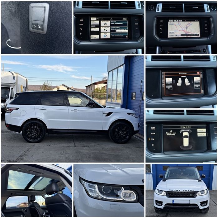 Range Rover Sport 292cp/Panorama/Perne/BiXenon/Alb Perlat/Navigatie