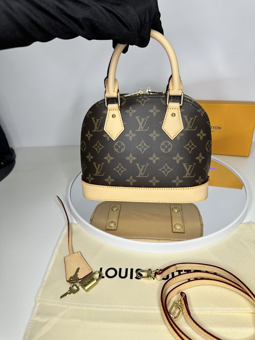 Geanta Louis Vuitton Alma BB piele canvas 100% cadou c:46