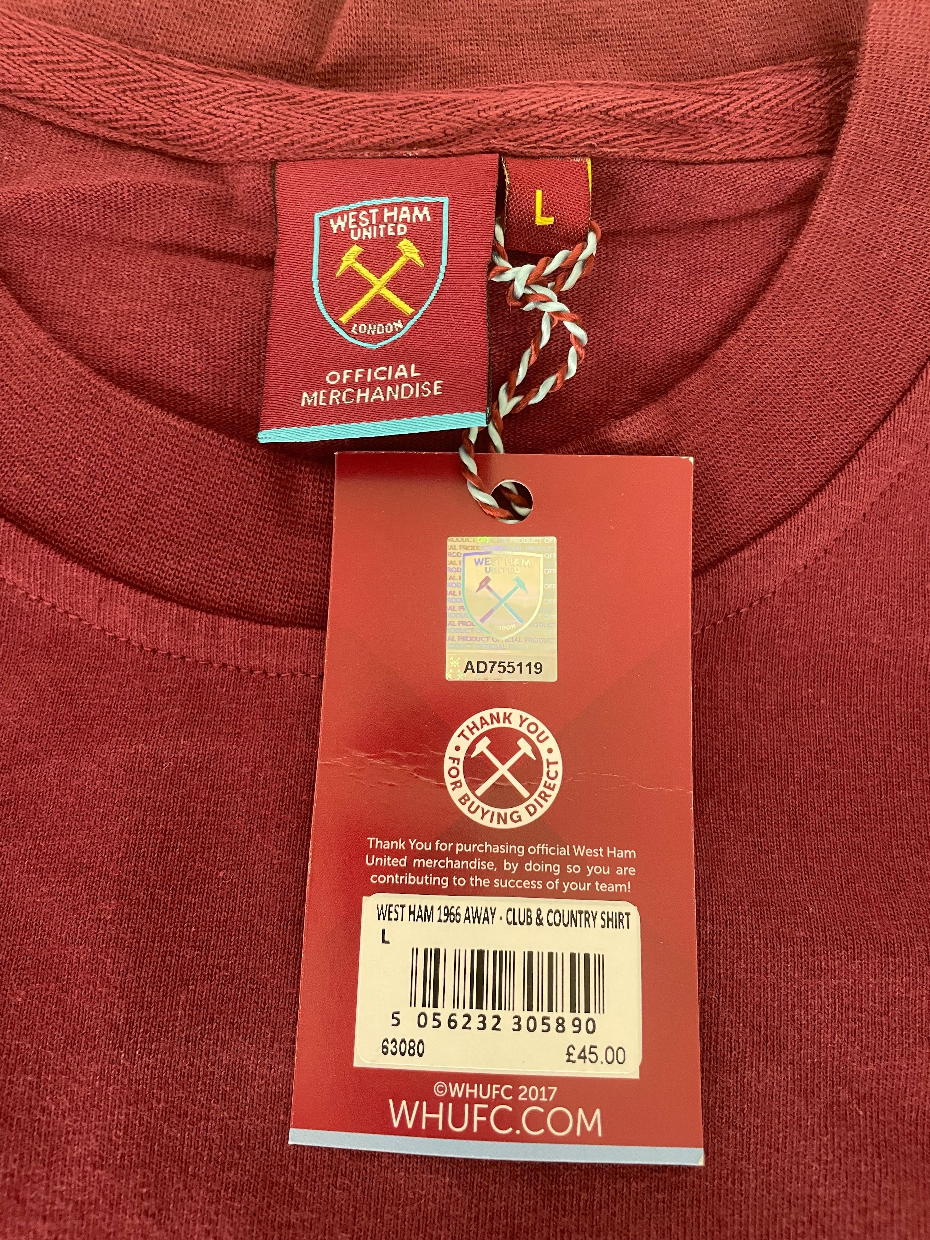 WEST HAM UMBRO мъжка тениска