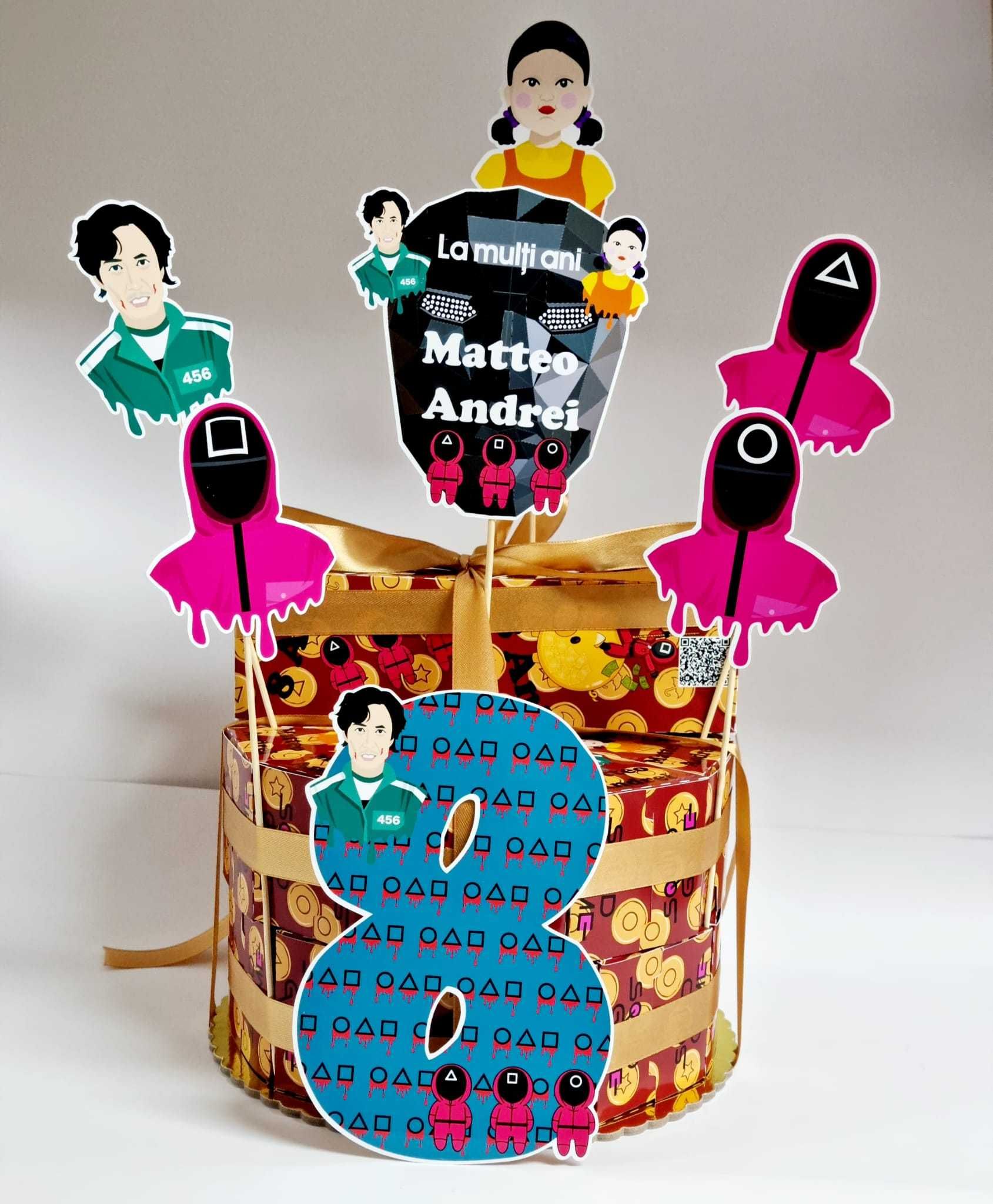 Felii de Tort din Carton Personalizate pentru Aniversări