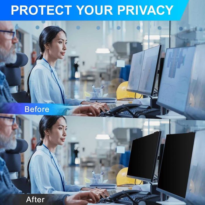 GUDTEKE Магнитен екран за поверителност за монитор 24 инча 16:9