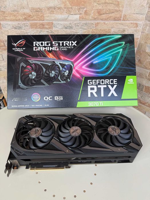 Видеокарта ASUS ROG Strix GeForce® RTX™ 3070 Ti OC, 8GB GDDR6X