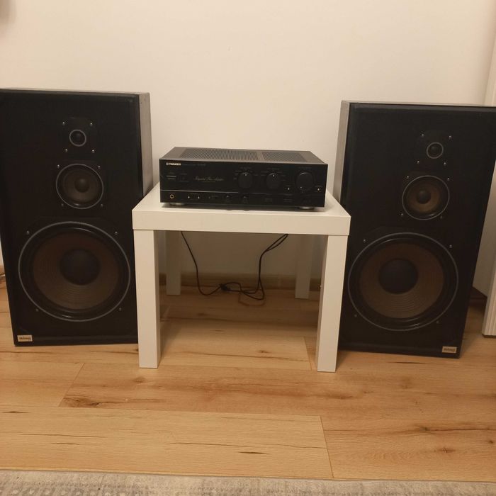 Boxe Meloman+Electronica IEI A350-T350+Pioneer A550r nu Akai Technics