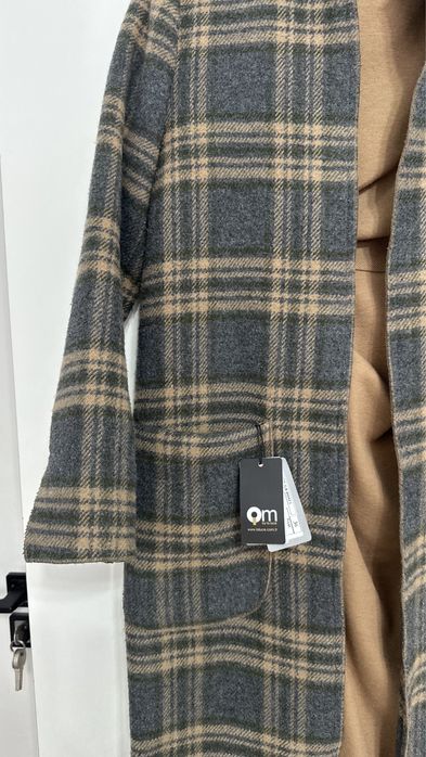 Пальто шерстянное с платьем двойка