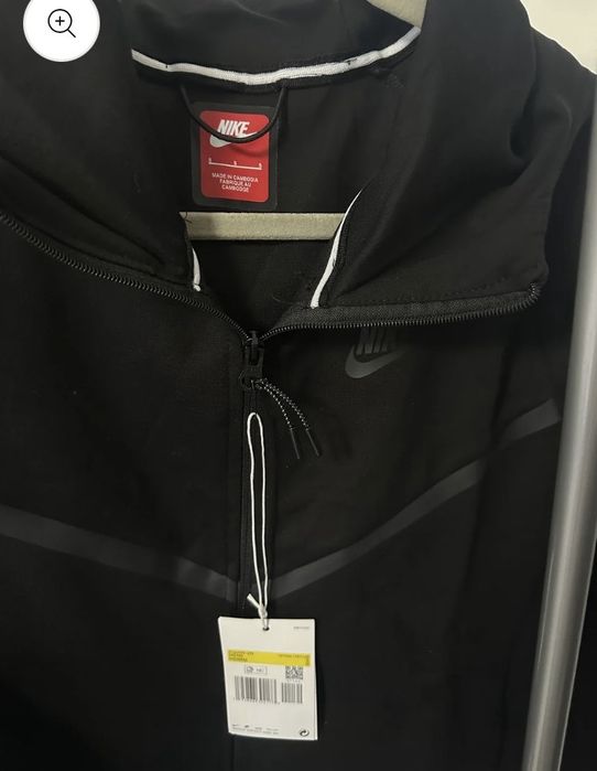 Compleu Nike Tech FULL BLACK Calitate Premium (S;M;L)