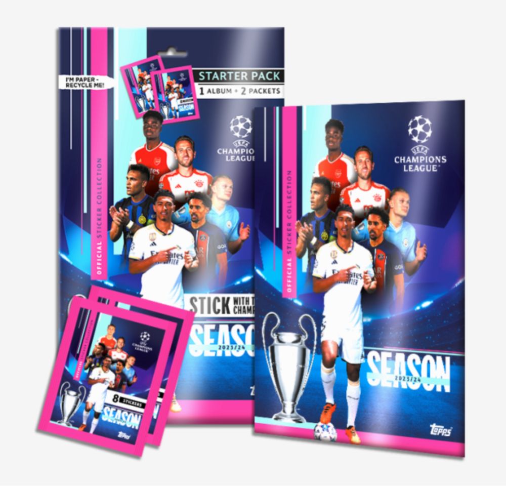 Продавам стикери на Topps Champions league 2023/2024 и Panini