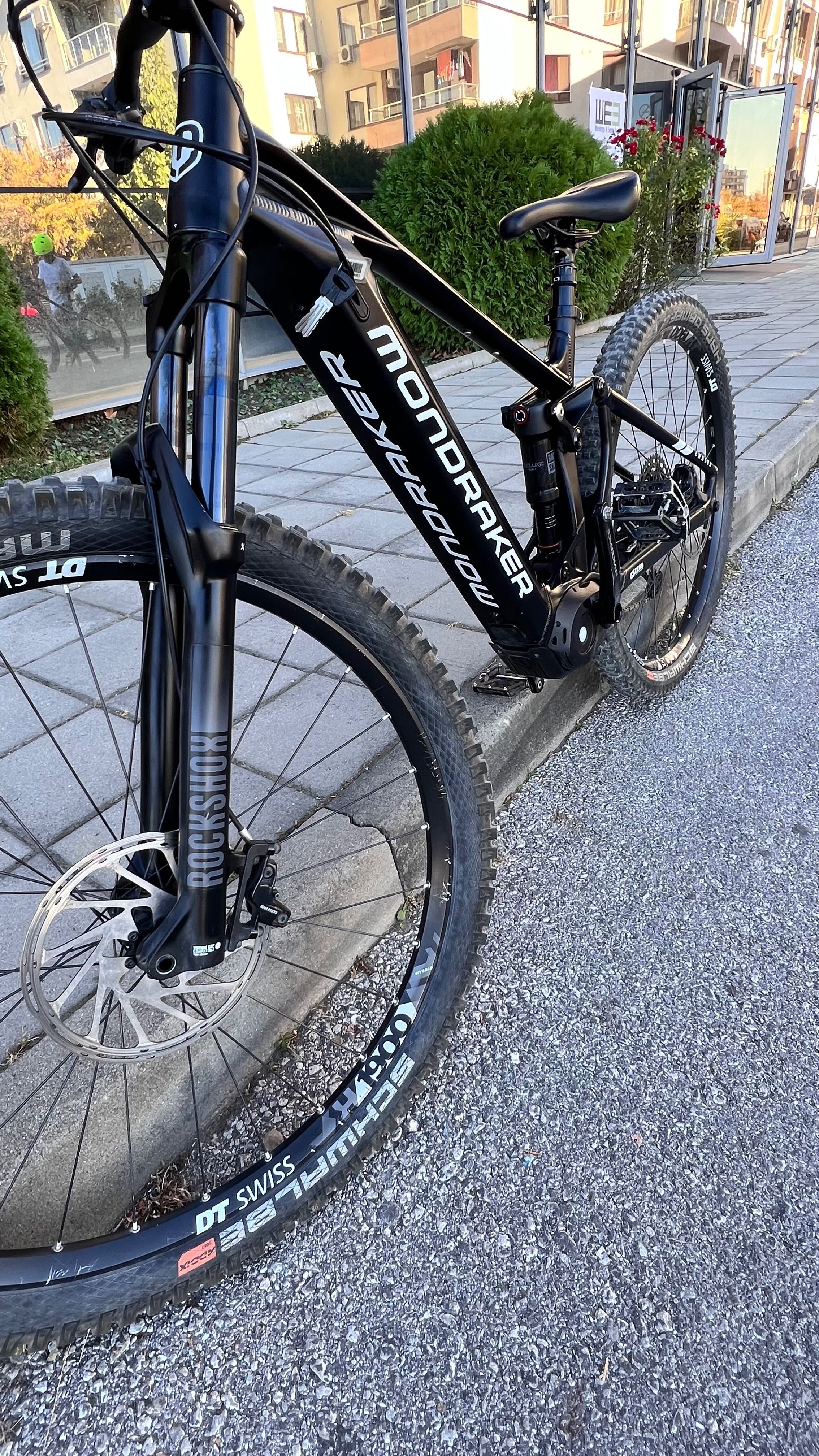 Електрически планински велосипед Mondraker – Bosch CX, DT Swiss.