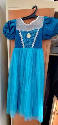 Платье Эльза, на 4-5 лет, 5500