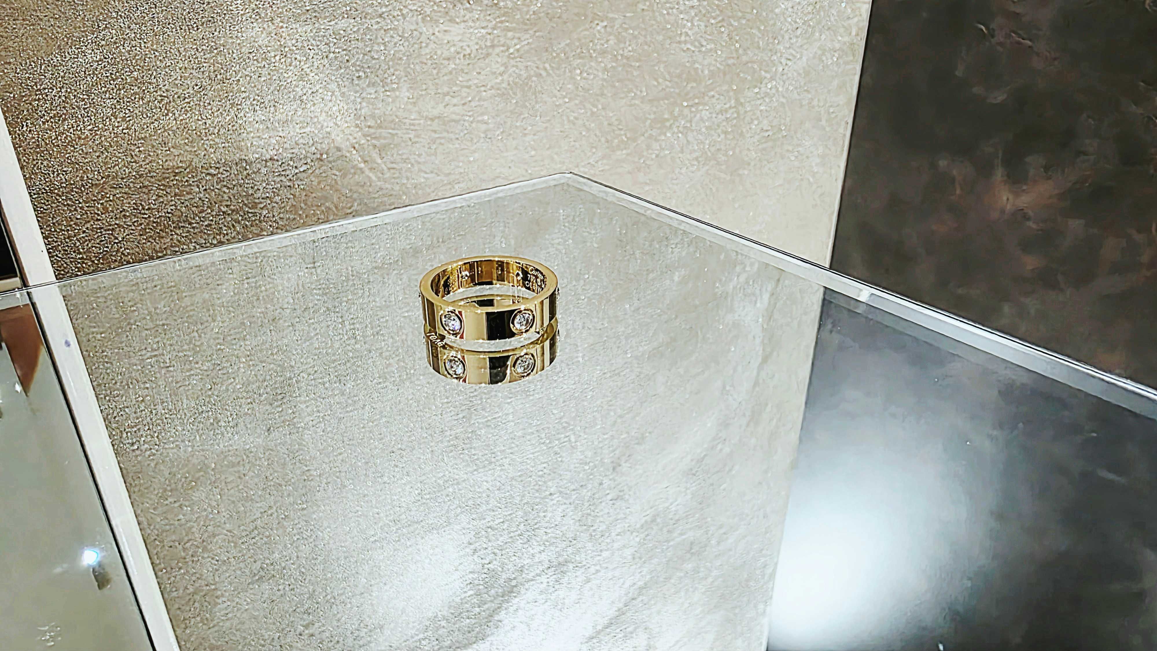 CARTIER Love Gold 6 Diamonds Classic Model Пръстен