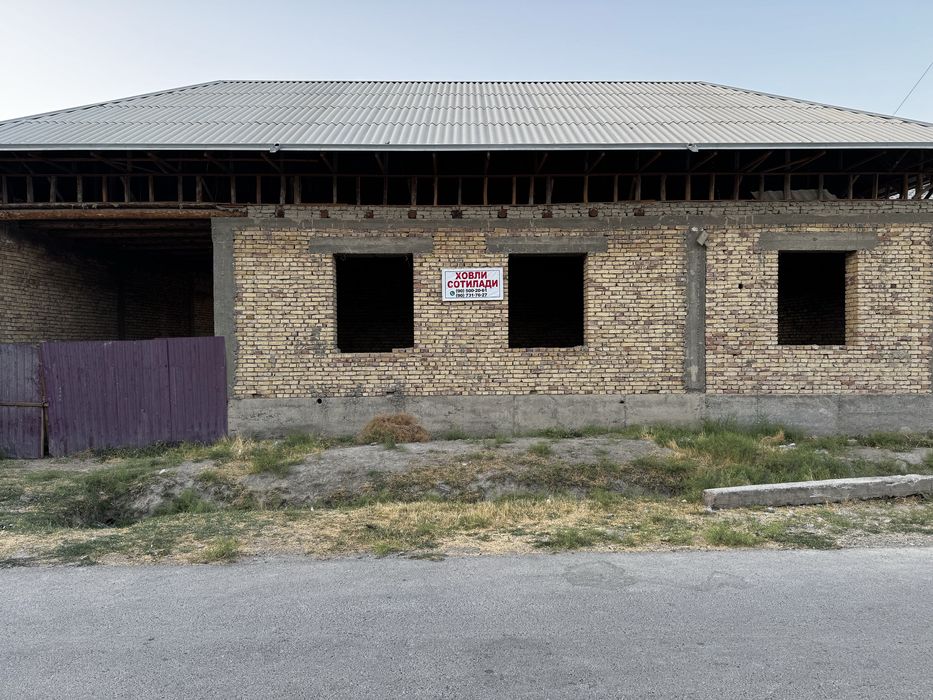Hovli uchastkasi sotiladi 8 sotix pishiq gishdan MAKLERSIZ