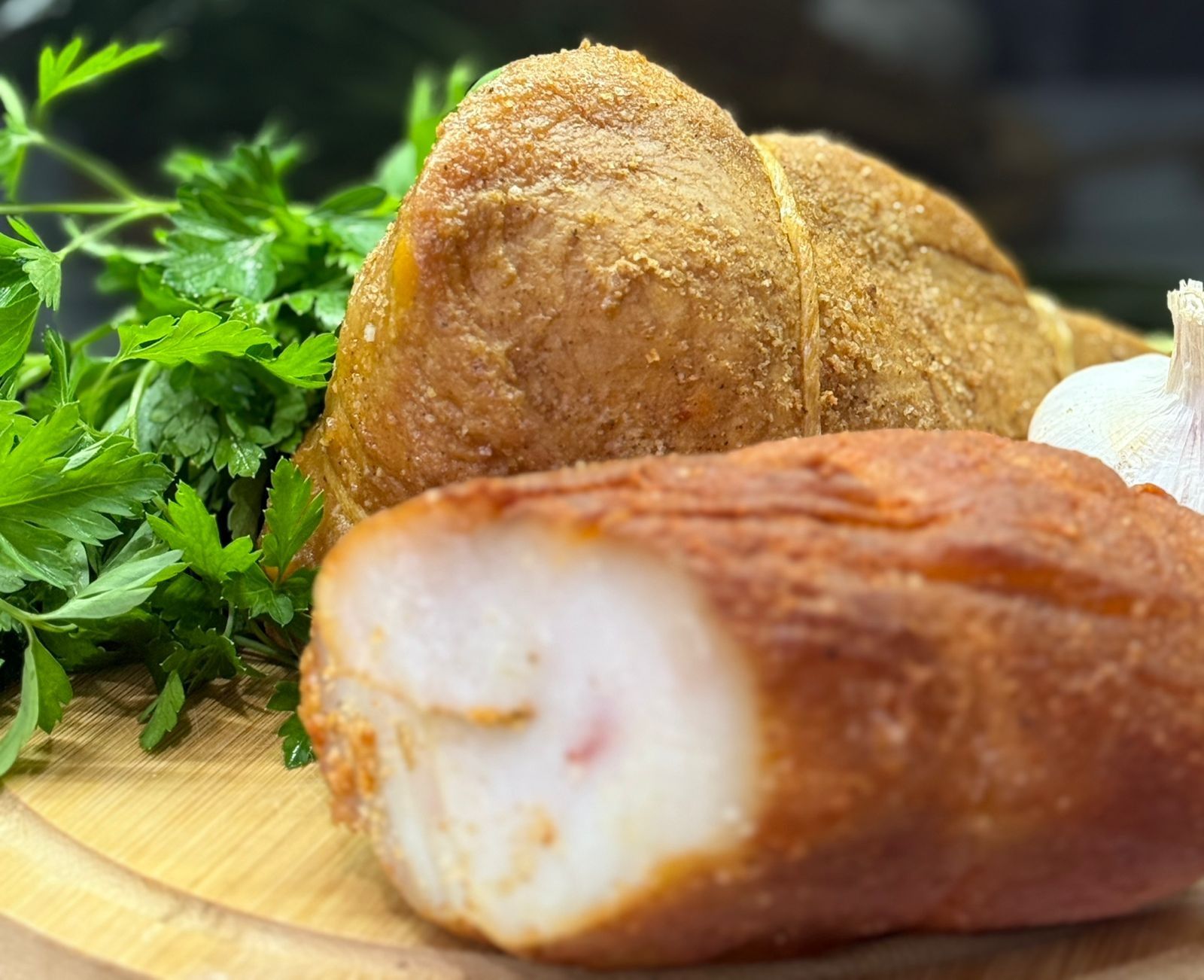 Курдюк, копчение