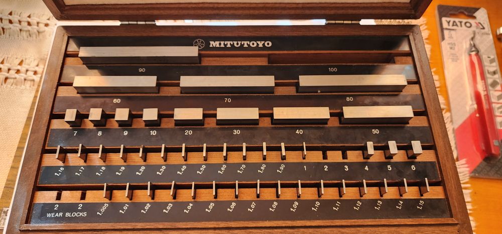 Trusa cale plan parelele Mitutoyo 47 piese