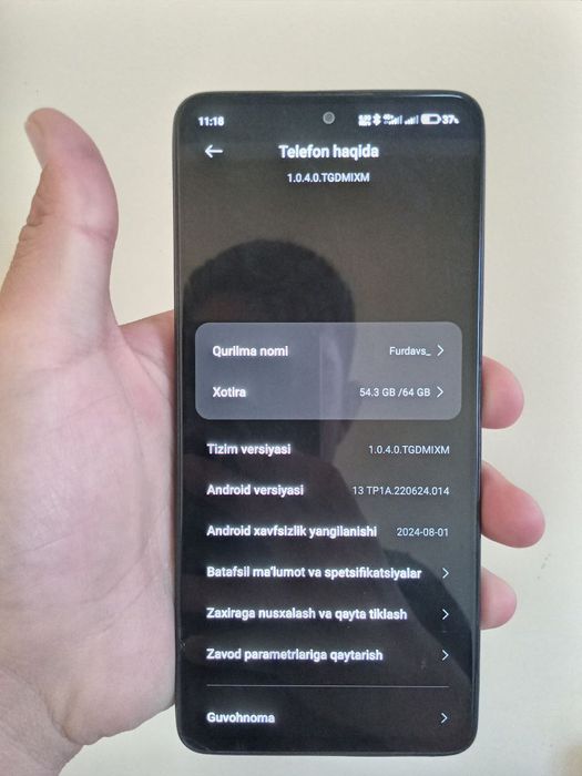 Redmi note 11 pro 5G