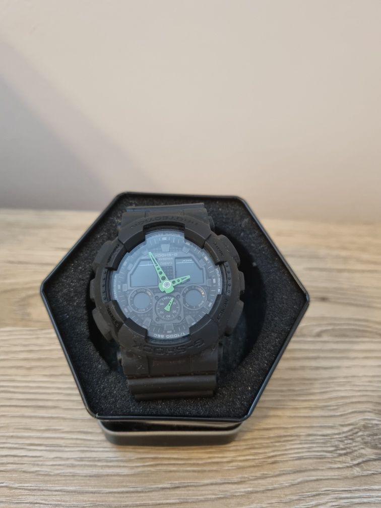 Ceas Casio cronograf G-Shock MP-MGSA5-1 negru 51mm diametru carcasa