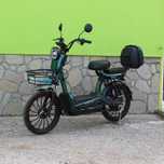 Електрически двуместен скутер–велосипед MaxMotors със 20″ гуми, 1200W