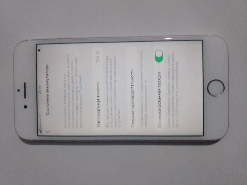 Iphone 6s xotirasi 32 gb  tel qilila gaplashvolamiza